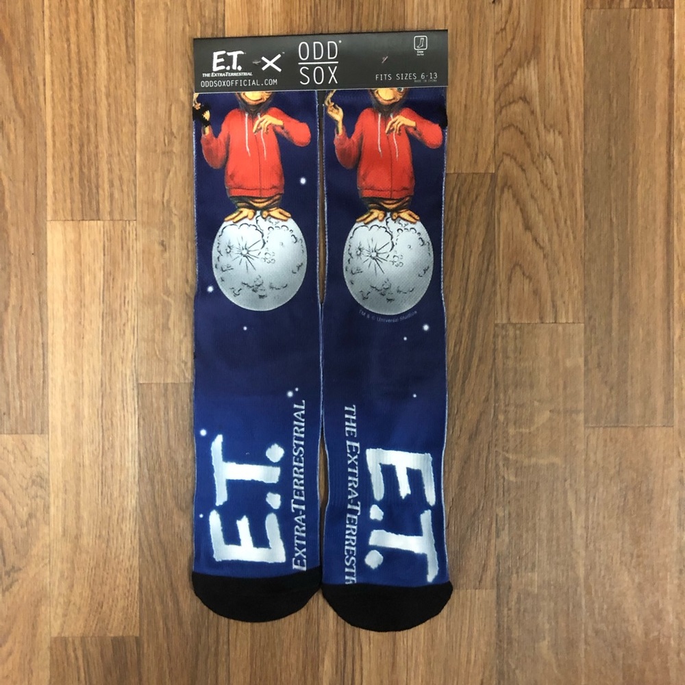 👽 NWT E.T. Odd Sox Socks Men’s Shoe Sizes 6-13